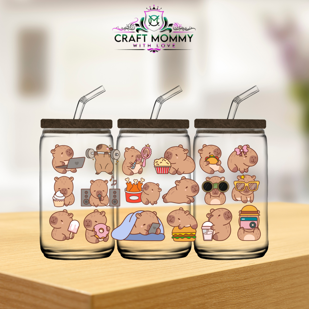 capybara- UV DTF wrap