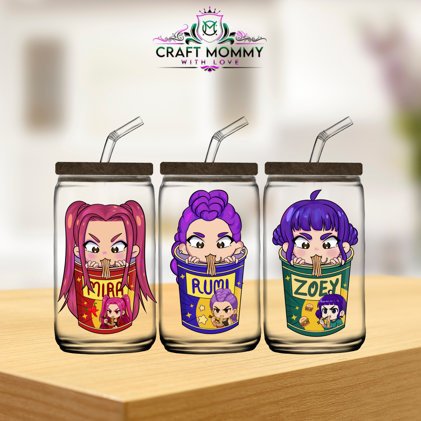 Hentrix Kpop hunters 004 - UV DTF wrap