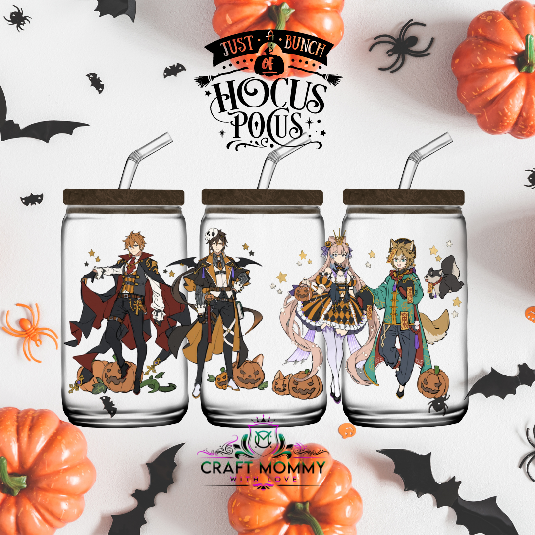 Halloween 1052- UV DTF Wrap 16 oz