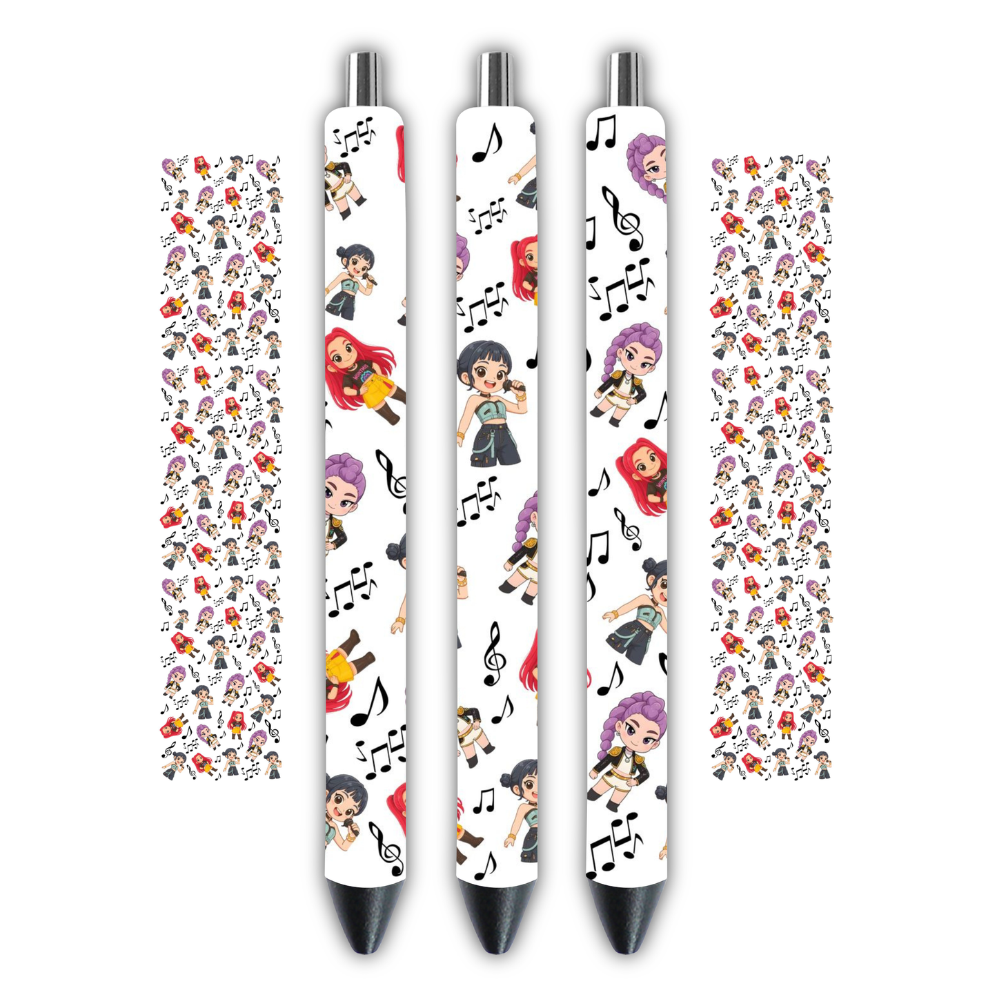 Kpon Dem0n Hunter- Huntrix Pen wrap music background