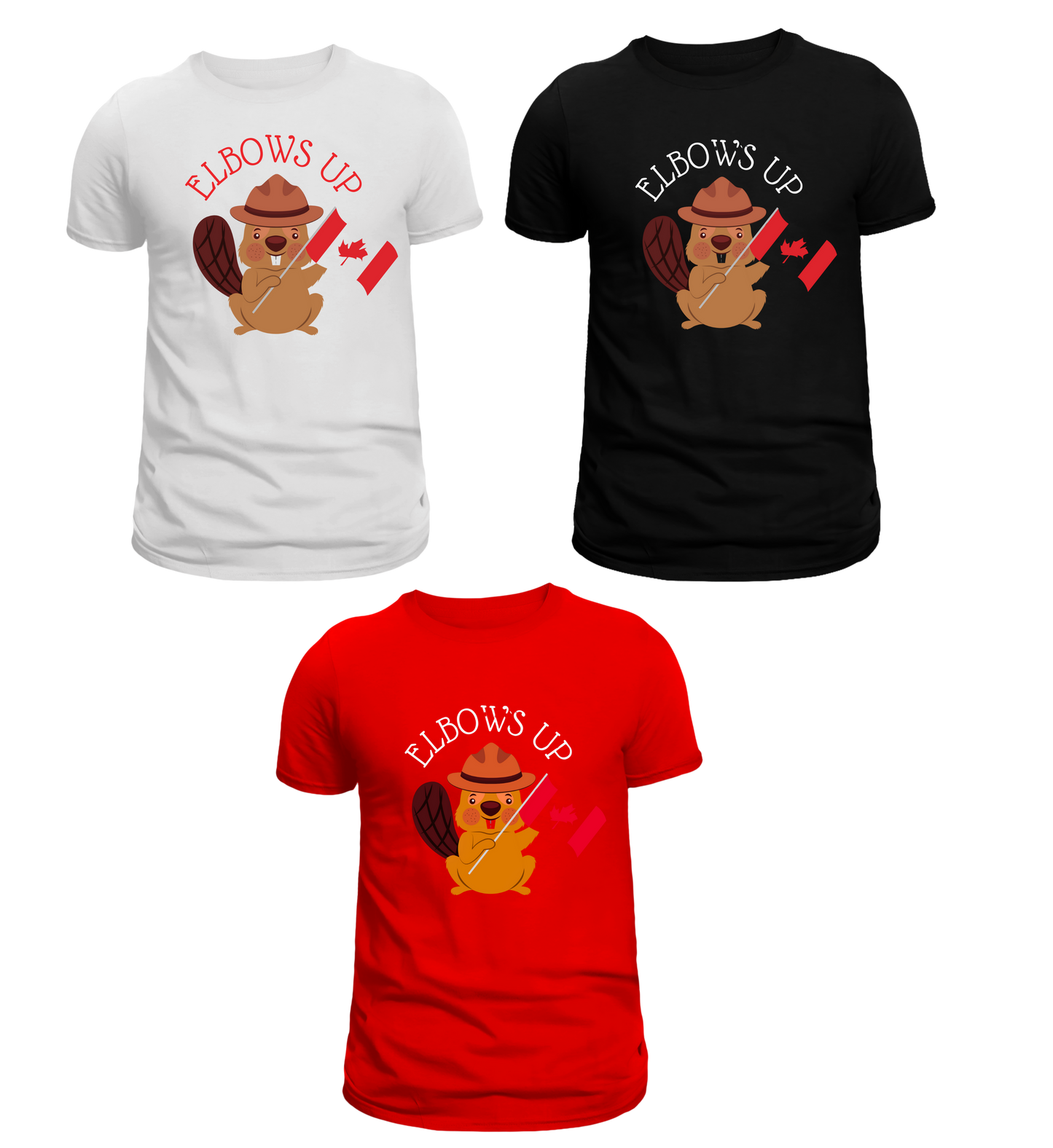 Elbows up Beaver T-shirt