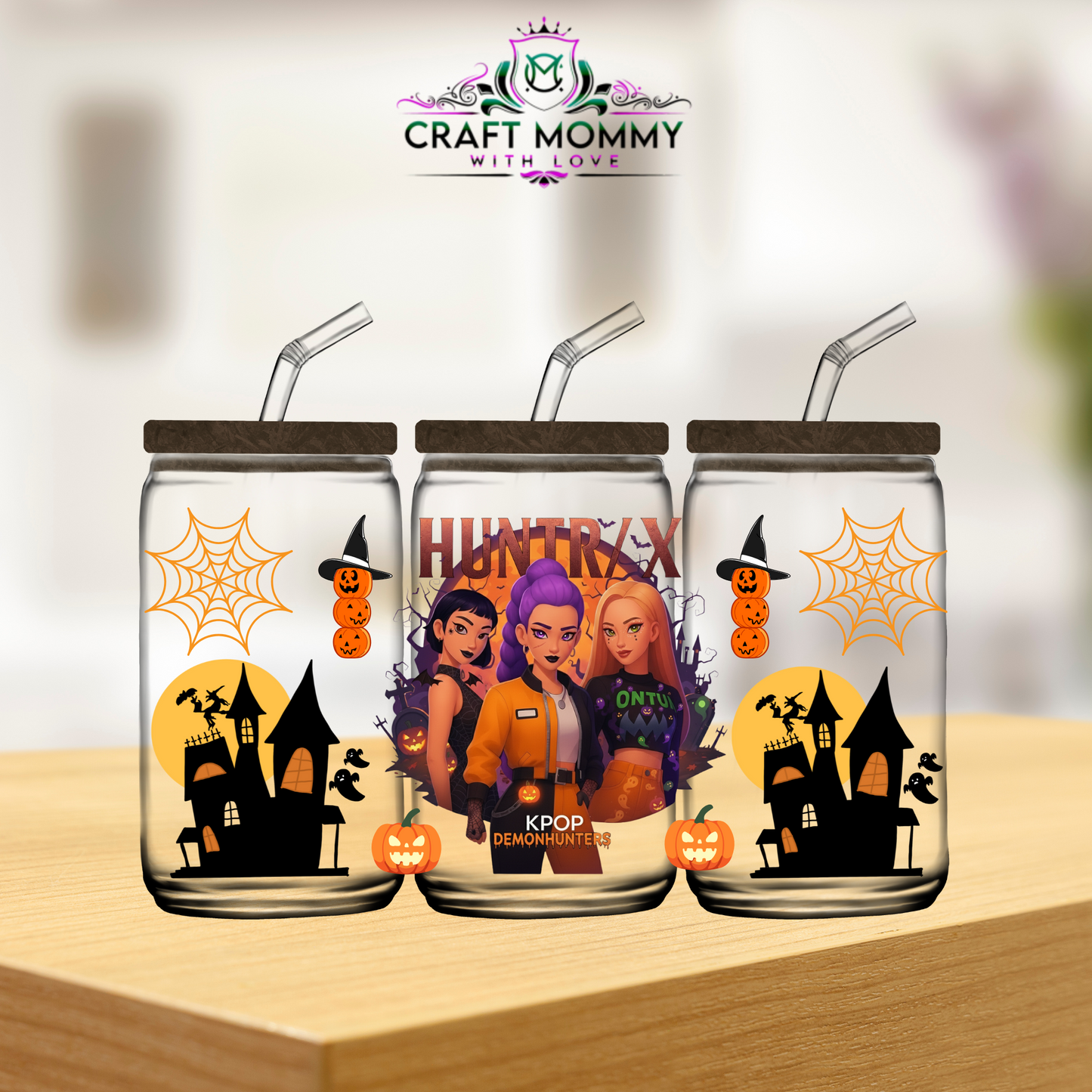 Huntix Halloween Style 002- UV DTF wrap