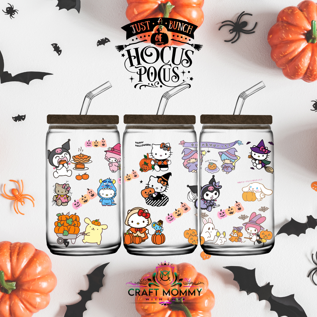 Halloween 1076- UV DTF Wrap 16 oz