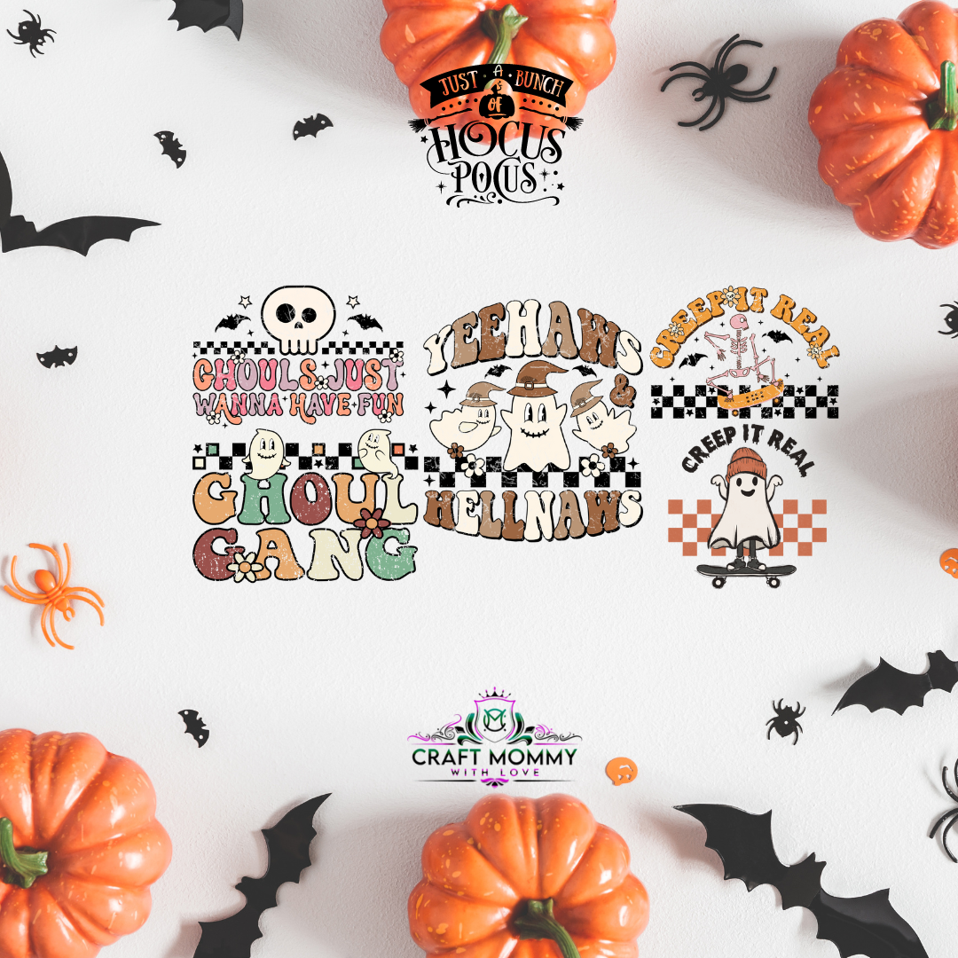 Halloween 1061- UV DTF Wrap 16 oz