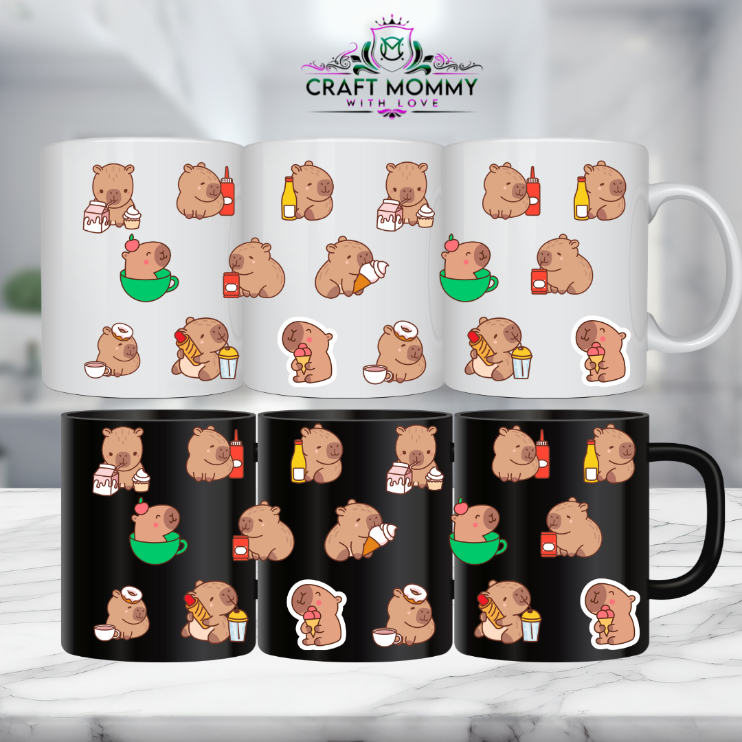 11 oz. Mug UV DTF Wrap- Cappy