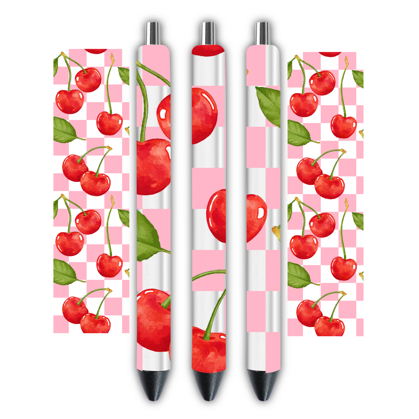 Cherry - Pen wrap 1.3 x 4.3 inches