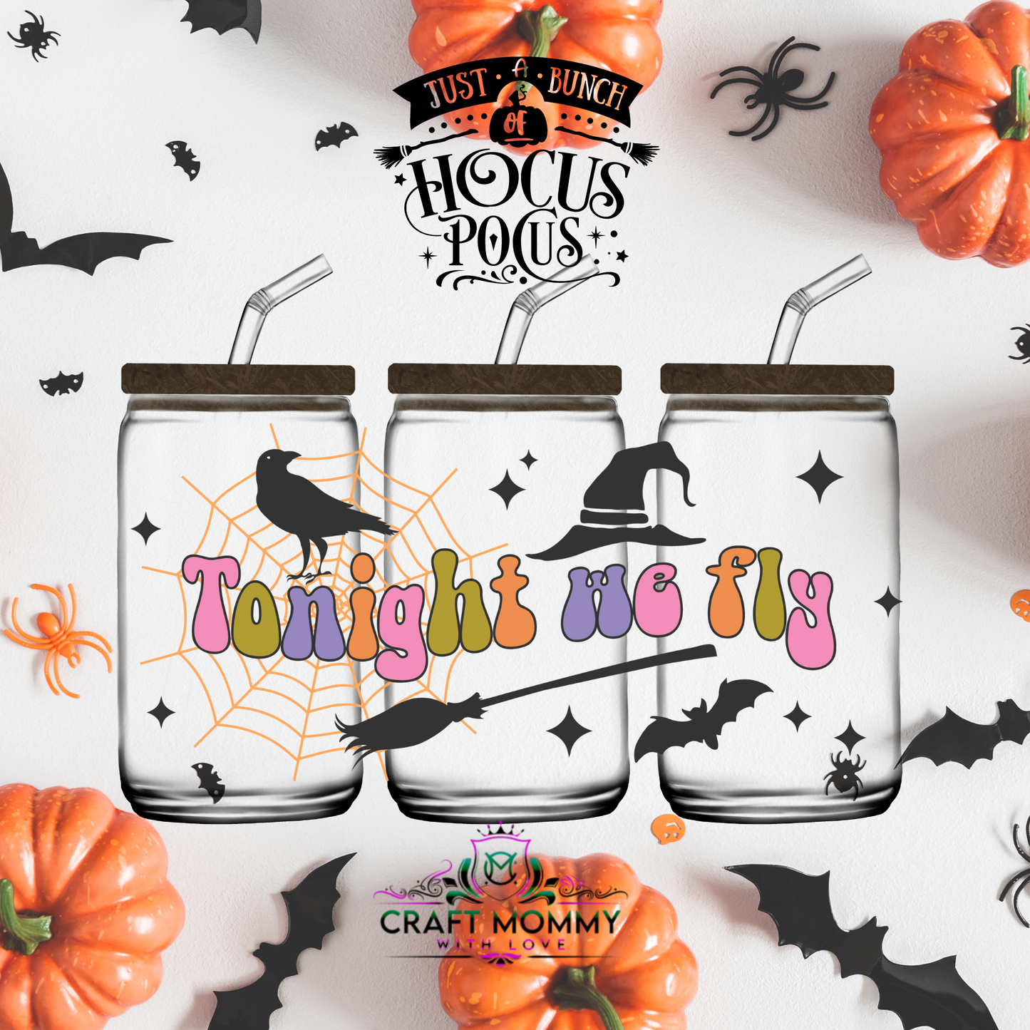 Halloween 1008- UV DTF Wrap 16 oz