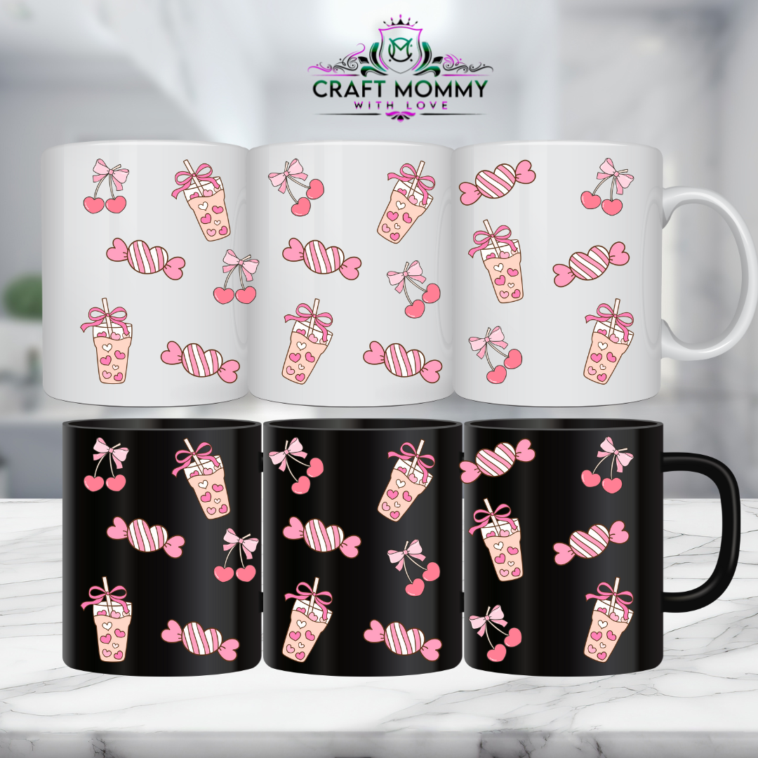 11 oz. Mug UV DTF Wrap- Sweet treats