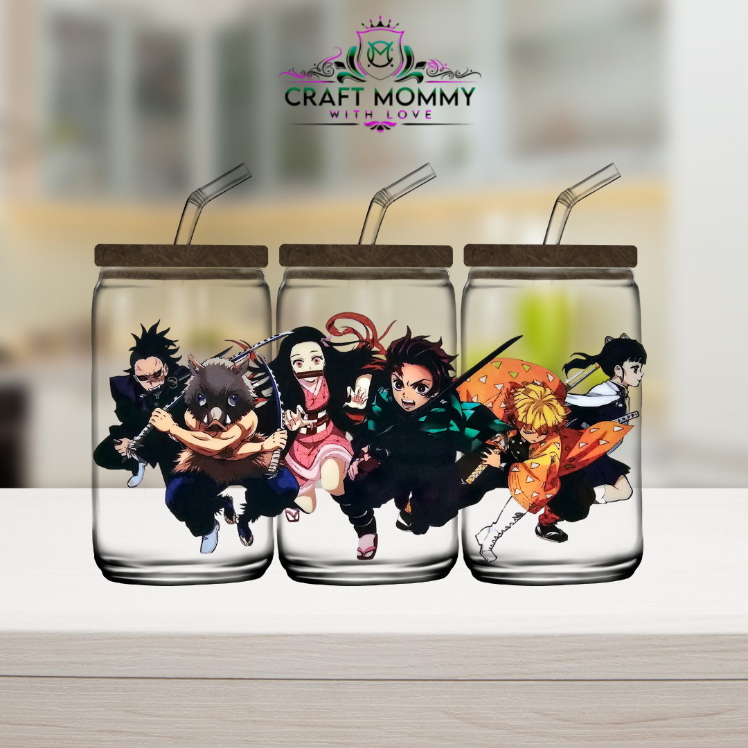 Demon Slayer 003 -UV DTF Wrap 16 oz