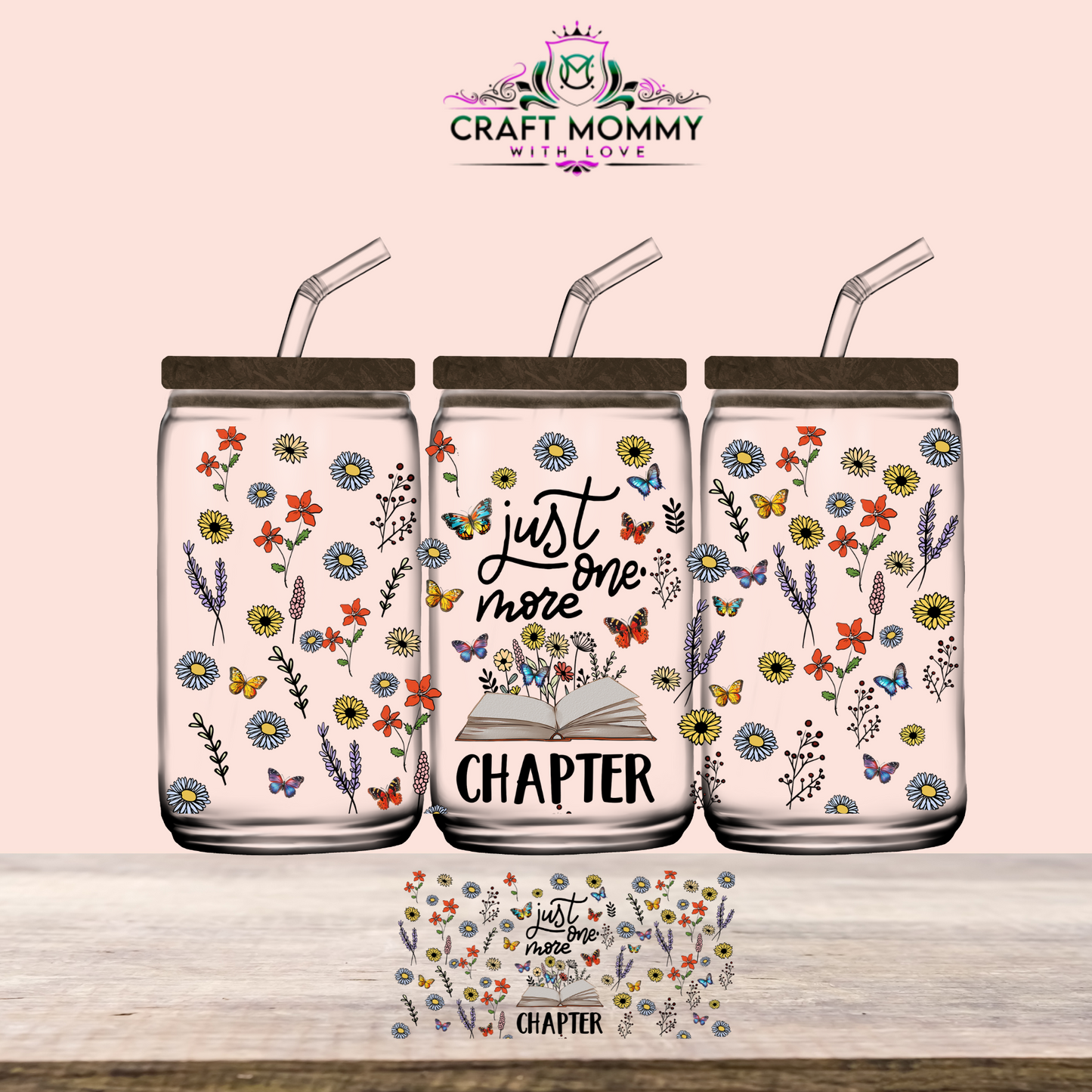 Just one more Chapter - UV DTF Wrap 16 oz