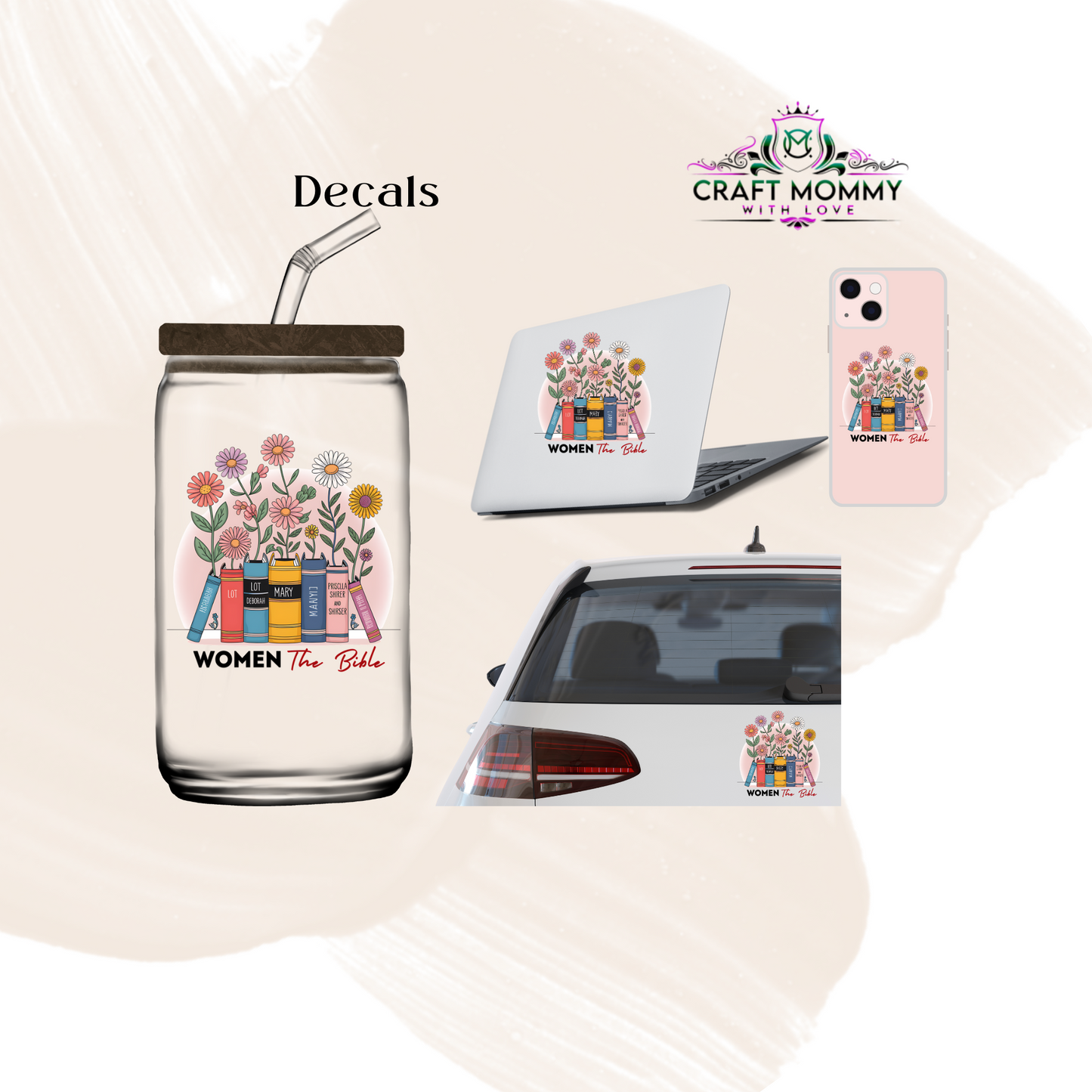 Woman the bible- Decals Sticker