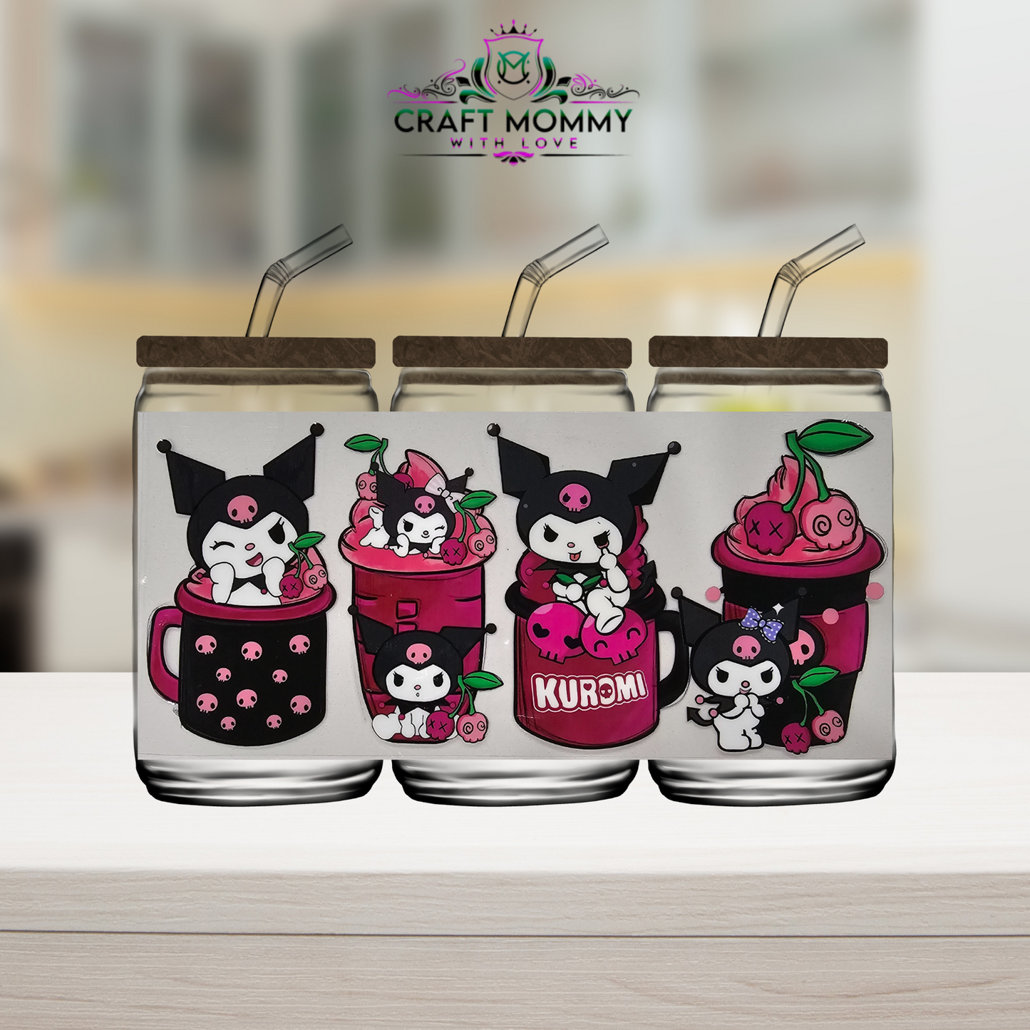 Kuromi Frappe - UV DTF wrap