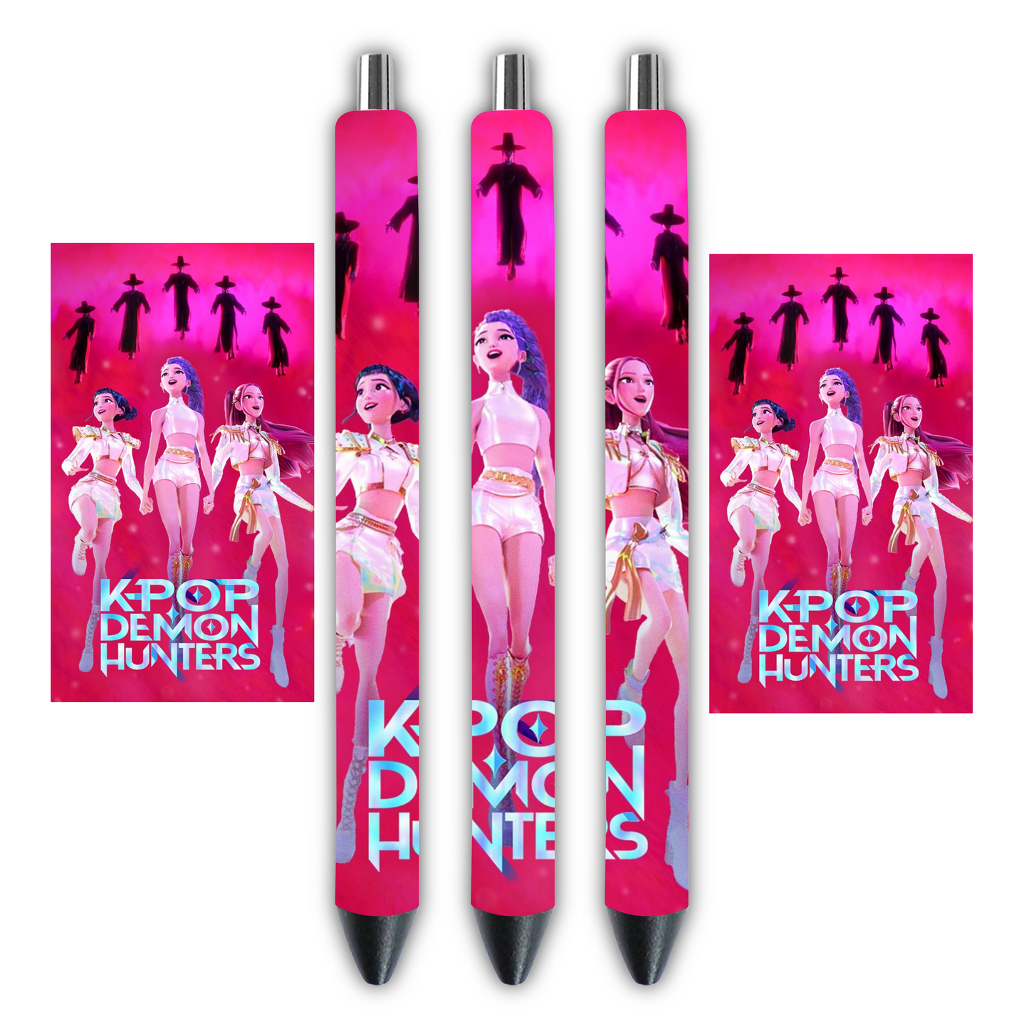 Huntrix saja boys Kpop Demon hunter - Pen wrap 1.3 x 4.3 inches