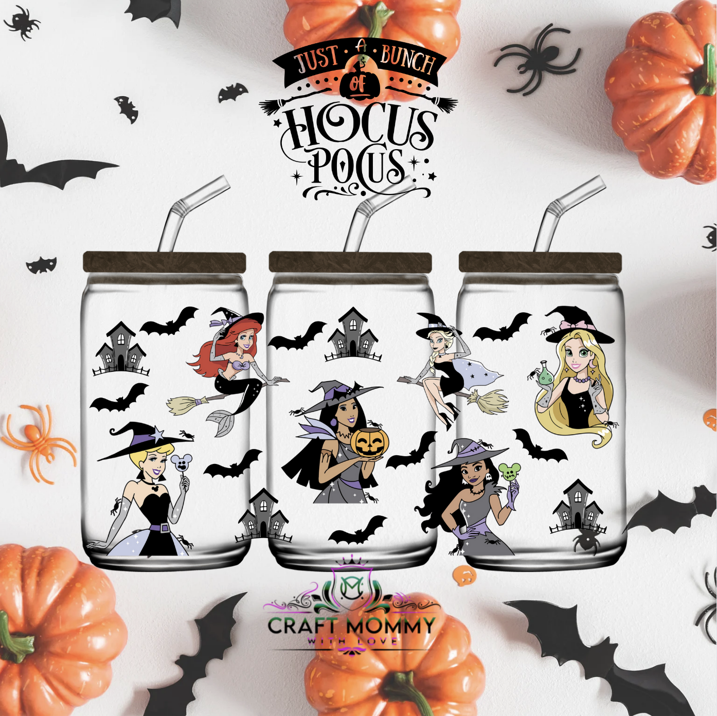 Halloween 1055- UV DTF Wrap 16 oz