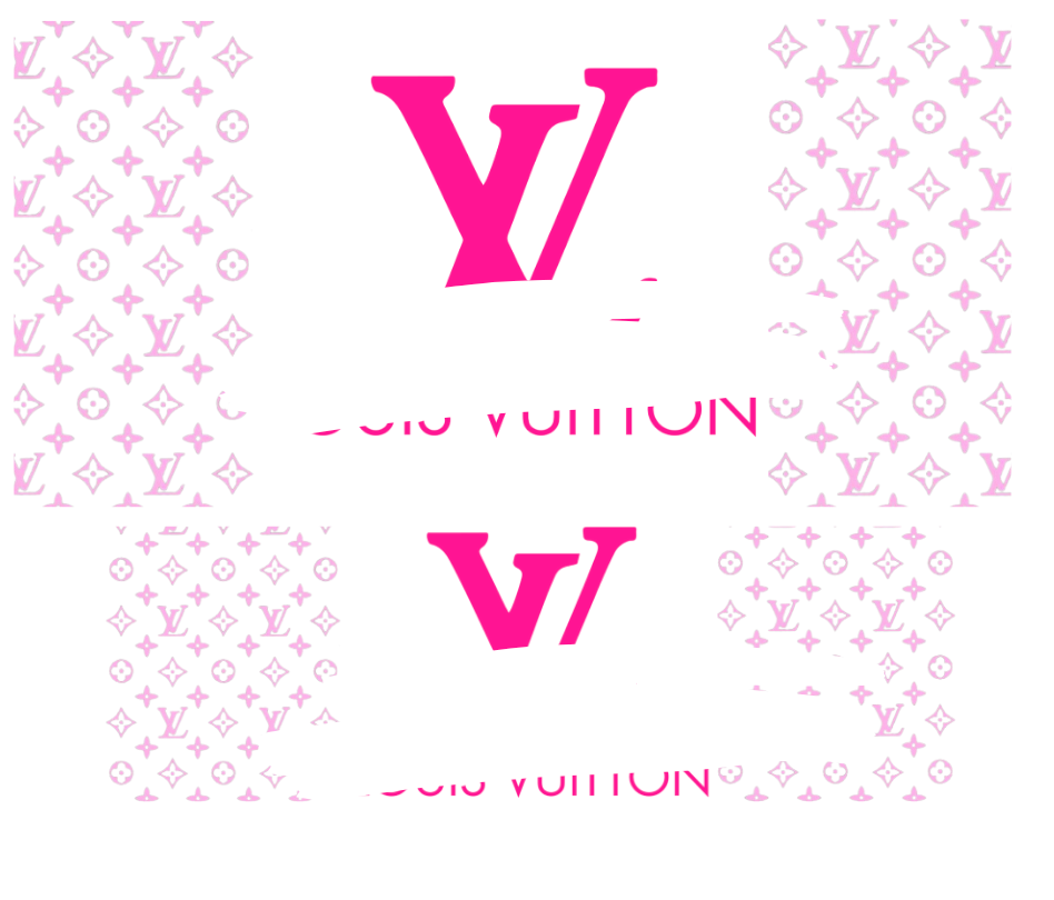 Tumbler Keychain Wrap- LV pink