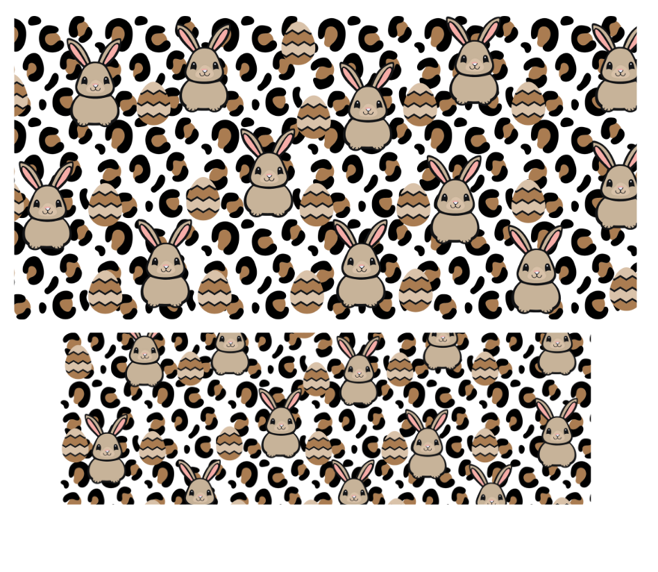 Tumbler Keychain Wrap - Brown bunny Easter