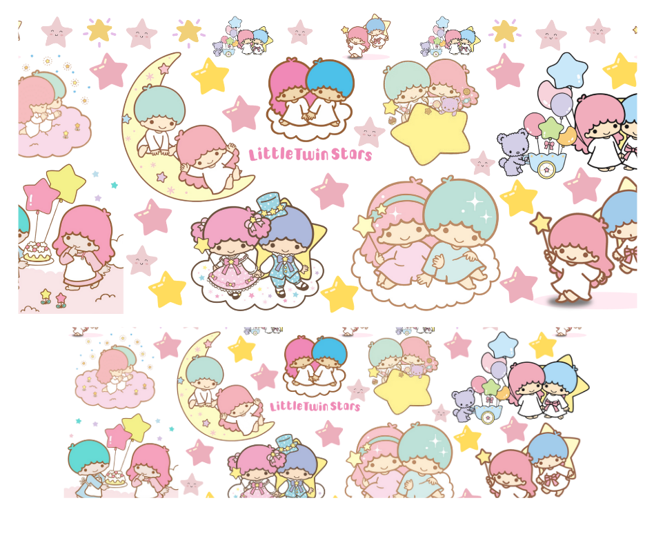 Tumbler Keychain Wrap- Twin Star