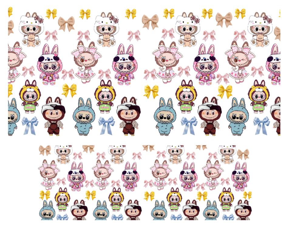 Tumbler Keychain Wrap- Labubu cutesy