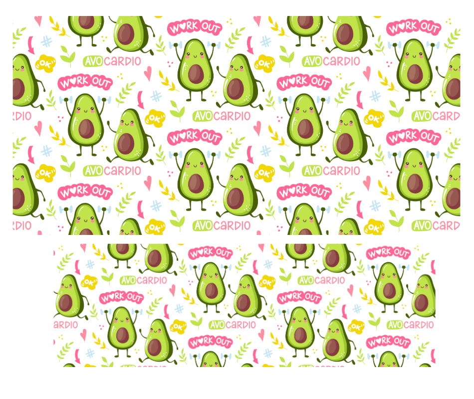 Tumbler Keychain Wrap- AVOcardio Workout