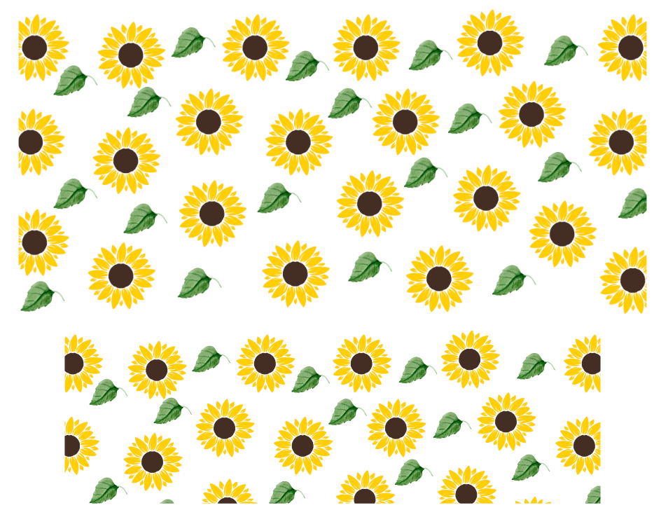 Tumbler Keychain Wrap- Sunflower