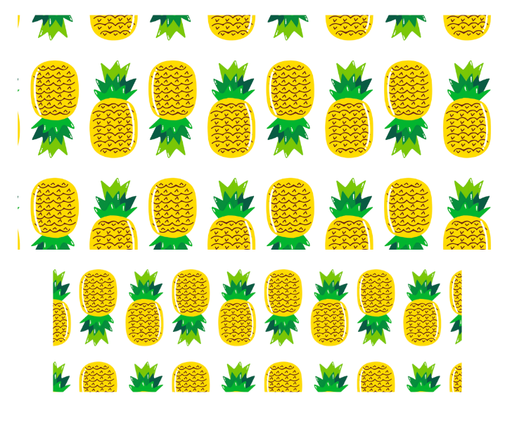 Tumbler Keychain Wrap- Pineapple