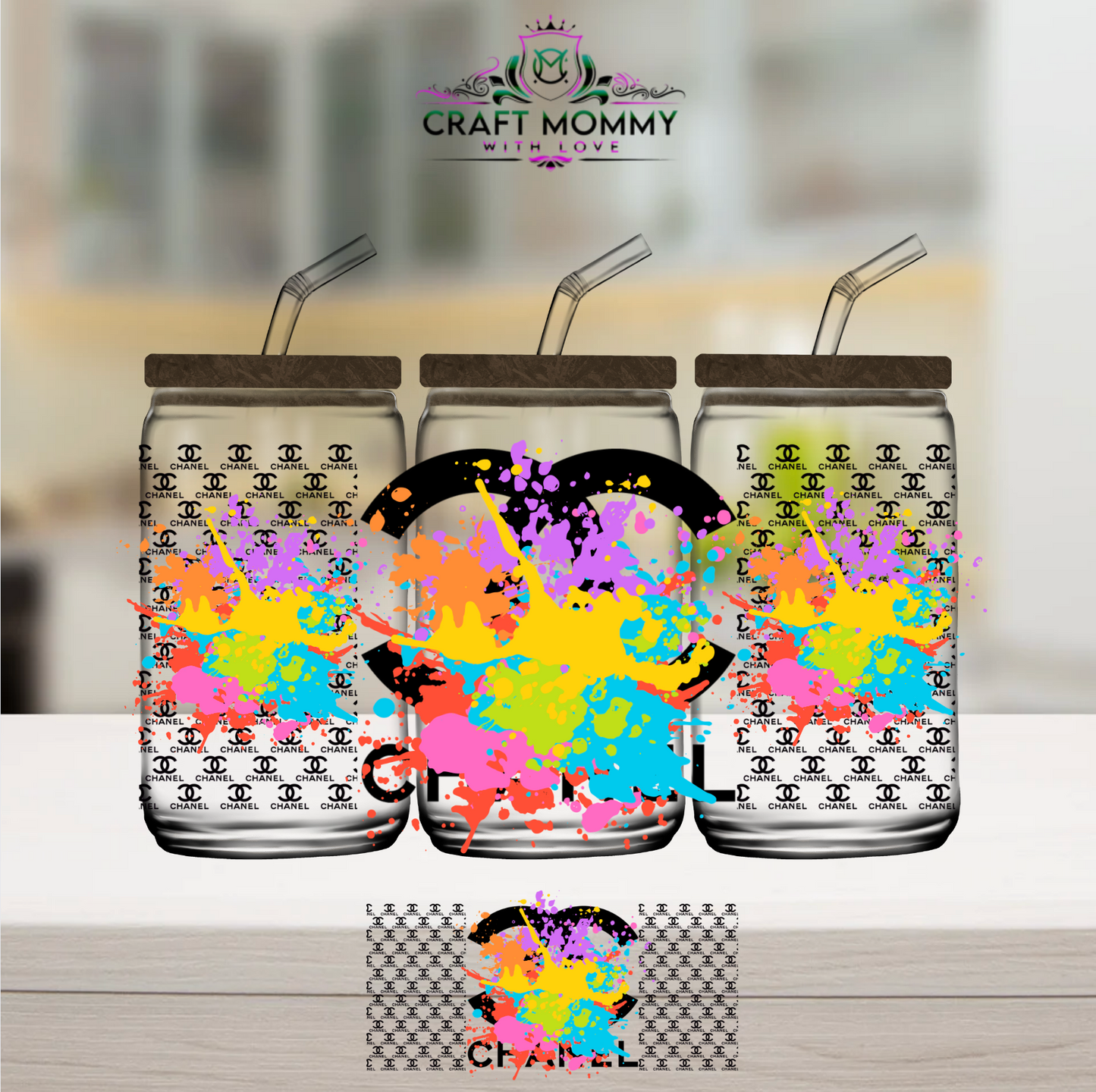 Designer CC wrap- UV DTF Wrap 16 oz