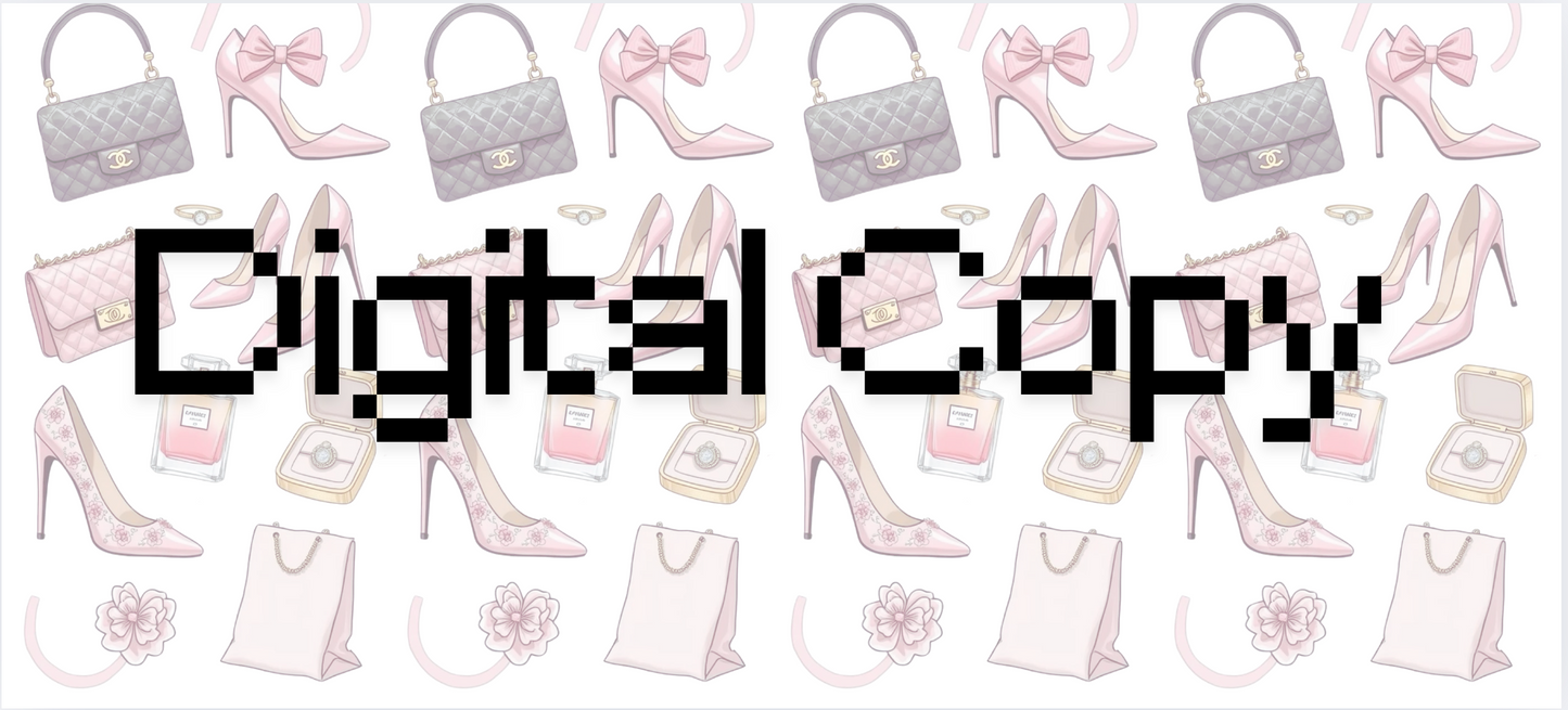 Girly stuff - Digital Transparent PNG File