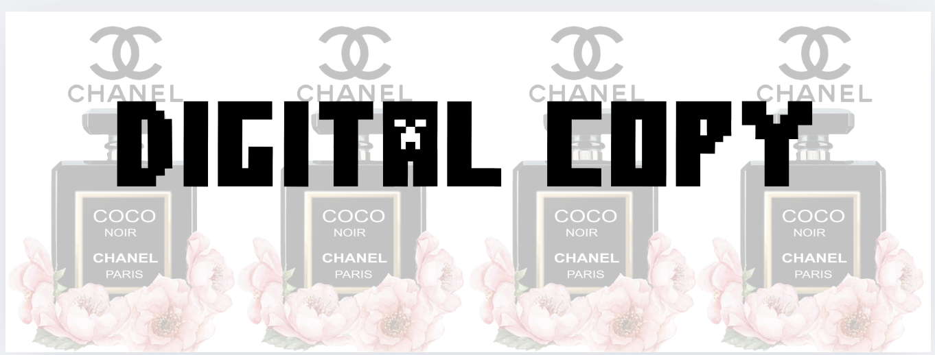 Black Perfume- Digital Transparent PNG File