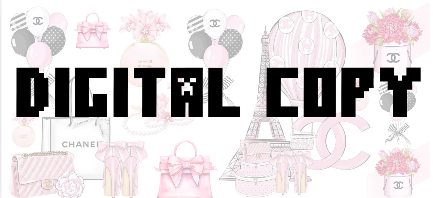 Pink Tower designer- Digital Transparent PNG File