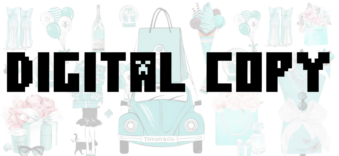 Blue Car Designer- Digital Transparent PNG File