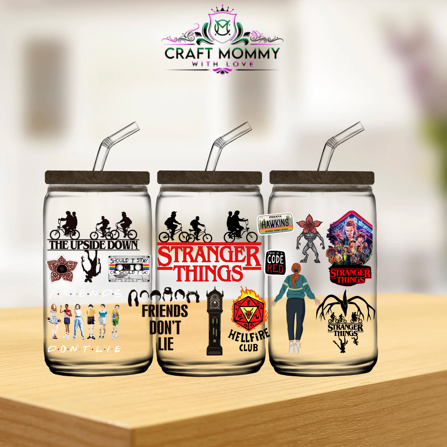 Stranger Things -UV DTF Wrap 16 oz