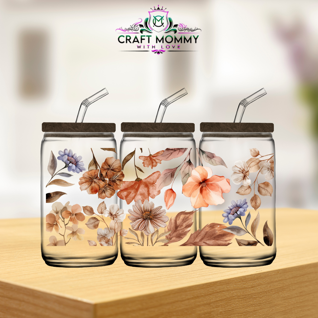 Vintage florals- UV DTF Stickers