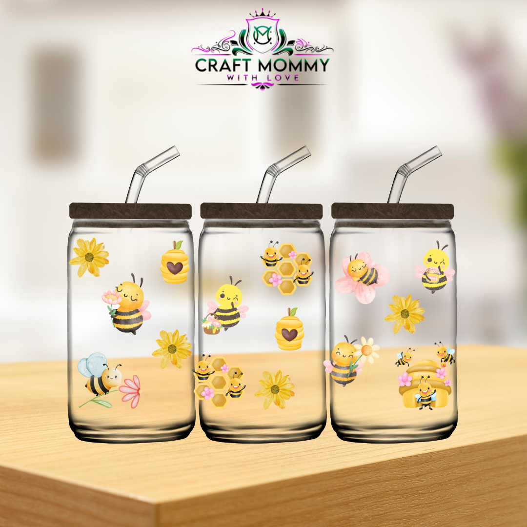 Bees- UV DTF Stickers