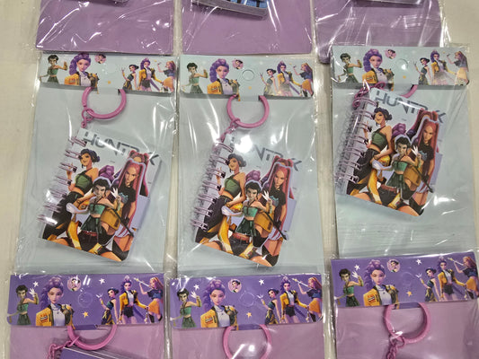 Kpop Notebook Keychain