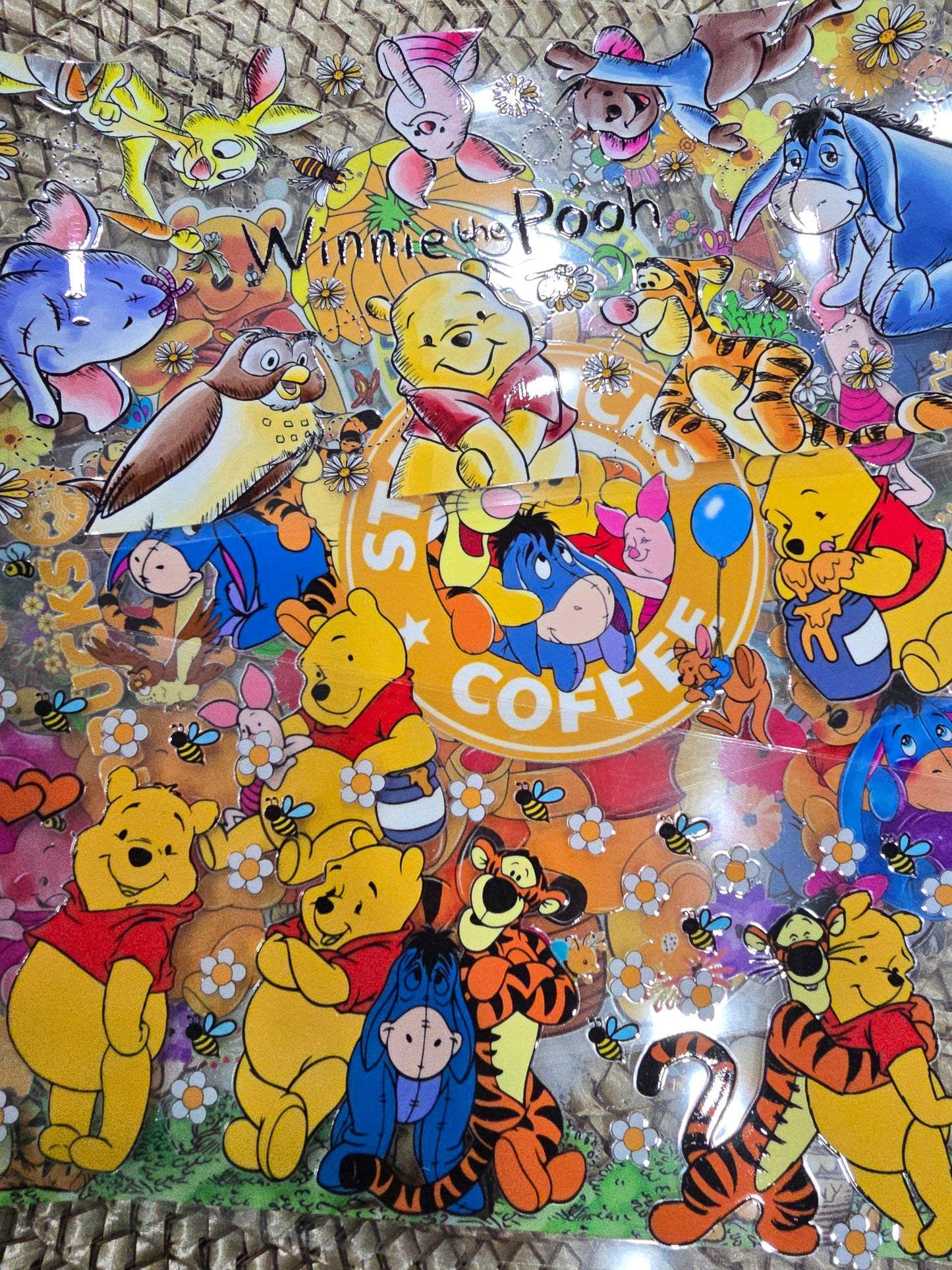 Winne yellow bear -UV DTF Wrap 16oz Bundle mix 10pcs