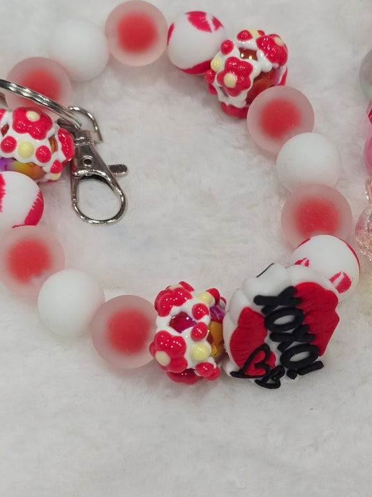 Pretty Colorful and XOXO lips red - Phone Chain bundle 2pcs