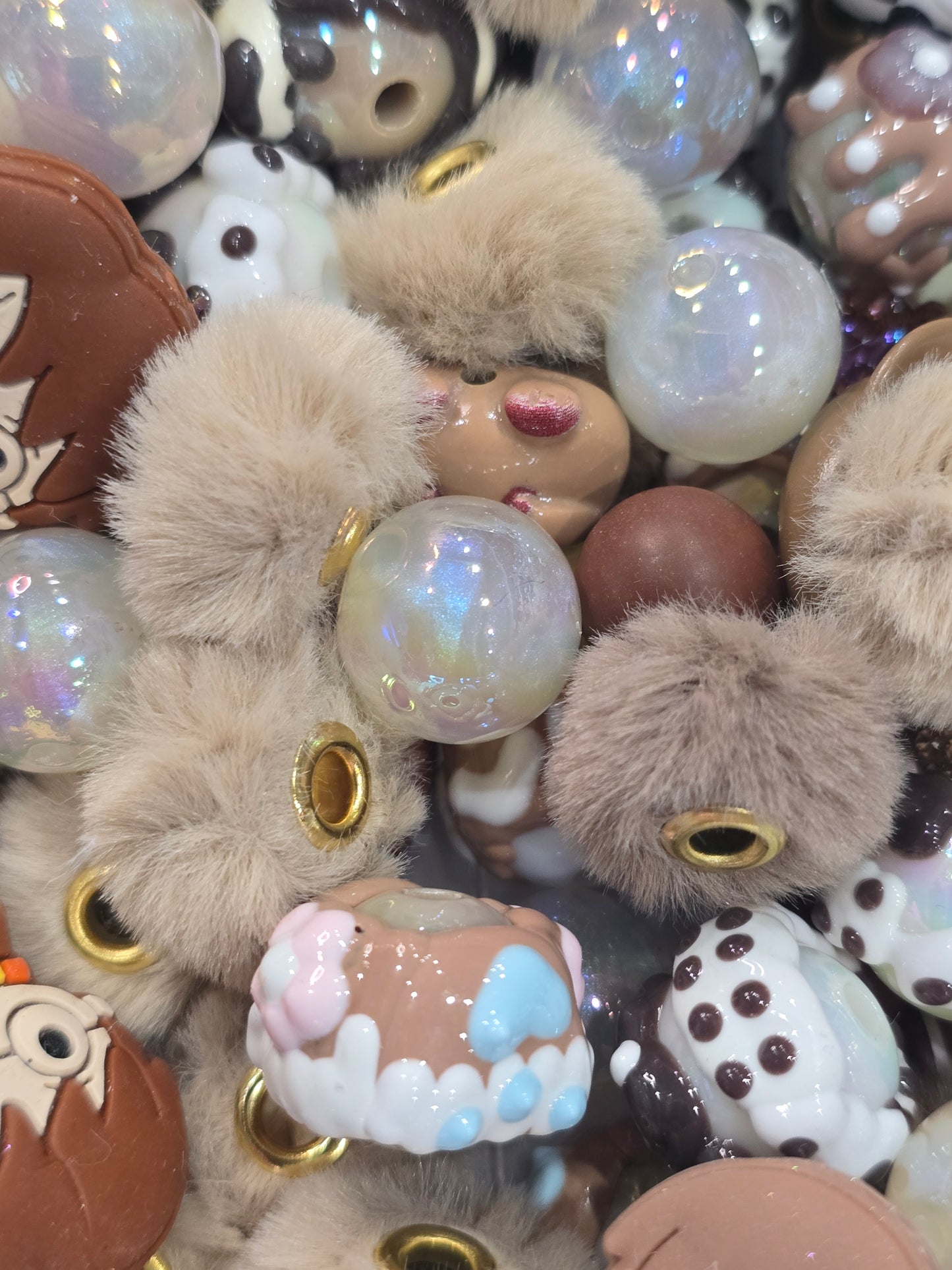 Brown Mix beads and focals