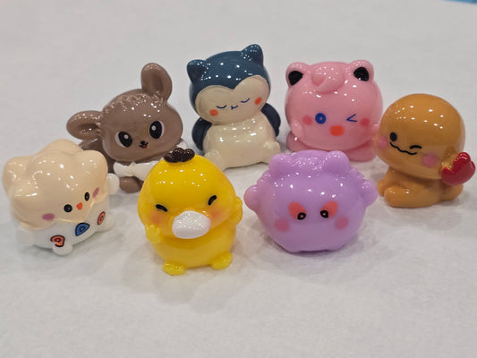 Poke set- 3D charms