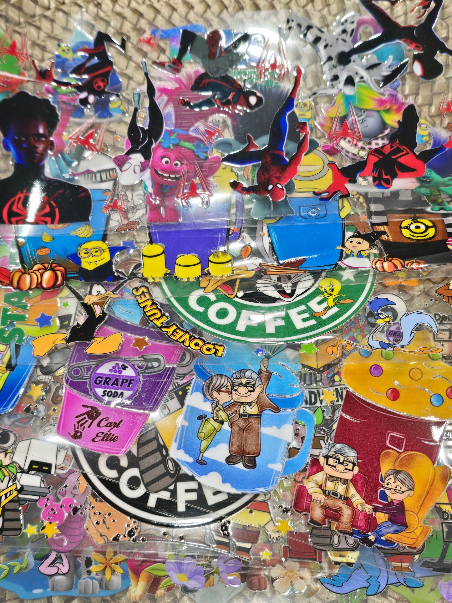 Kids Movie UV DTF Wrap 16oz Bundle mix 10pcs