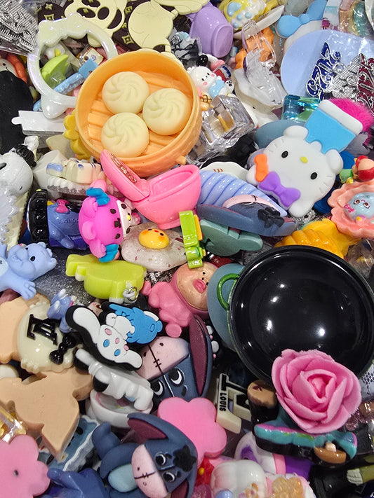 Mix Acrylics charms and some beads *SALE*