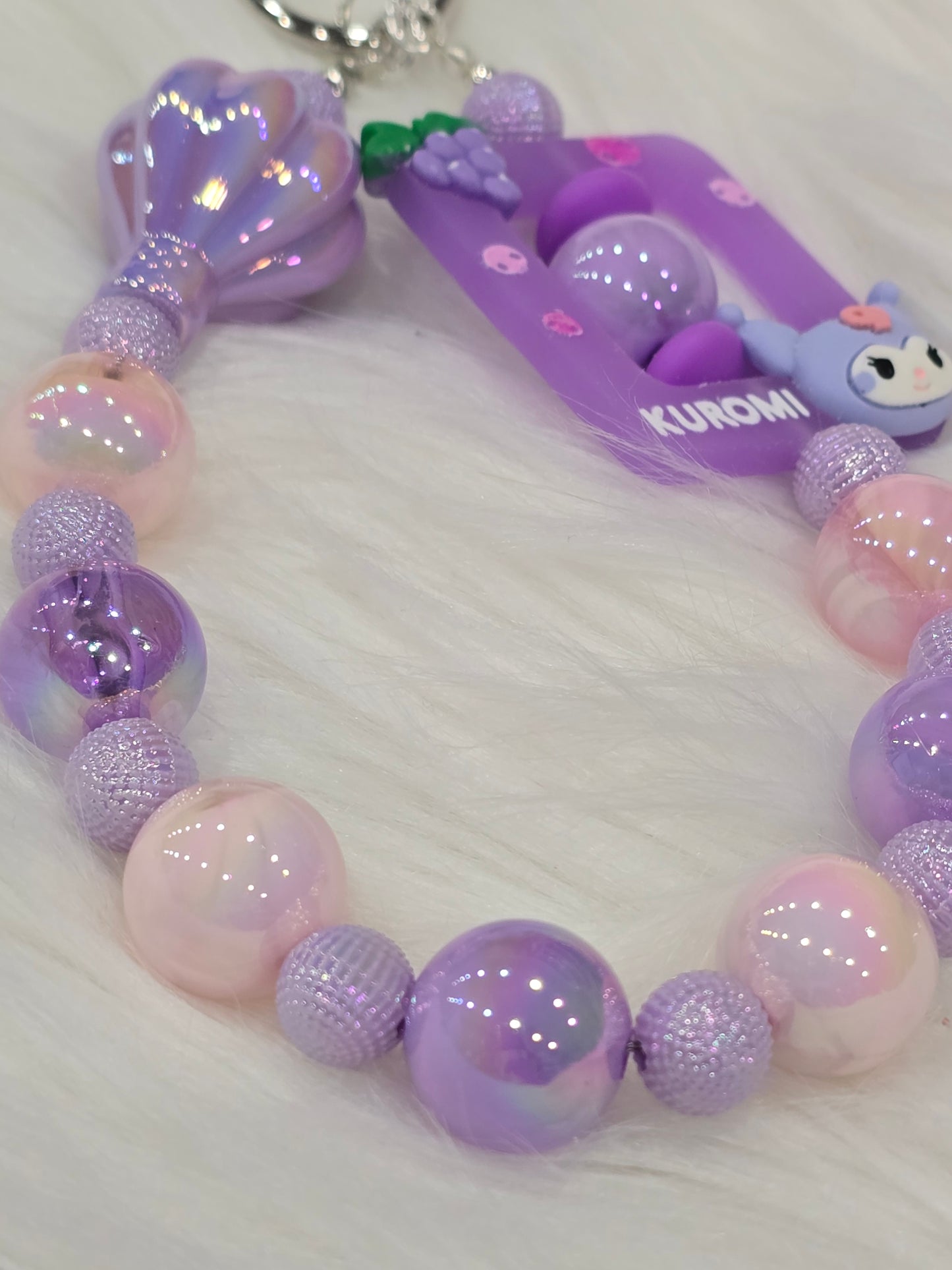 Purple Kuko frame Phone chain/charm