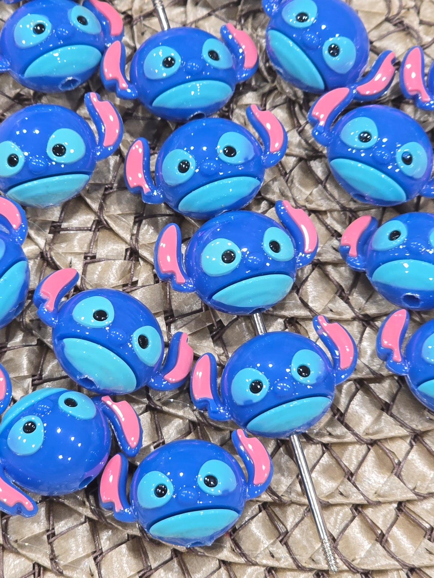 3D Blue Ailen - 5pcs/pack