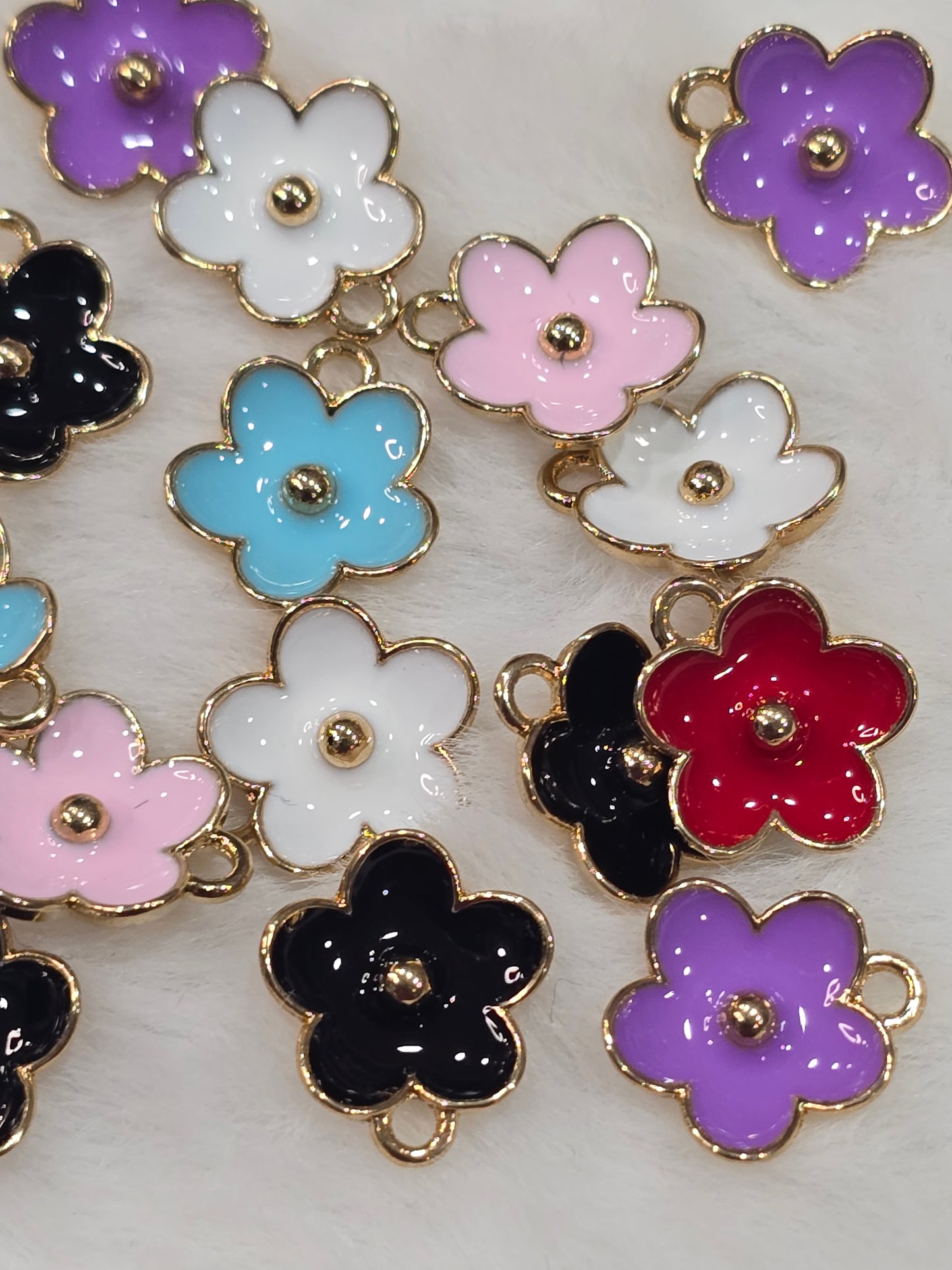 Floral- Metal pendant charms