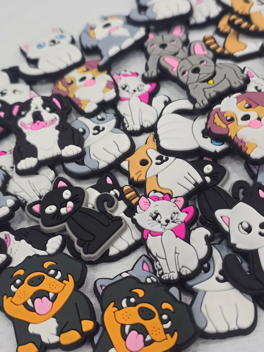 Cat & Dog Croc Charms- $7/10pcs