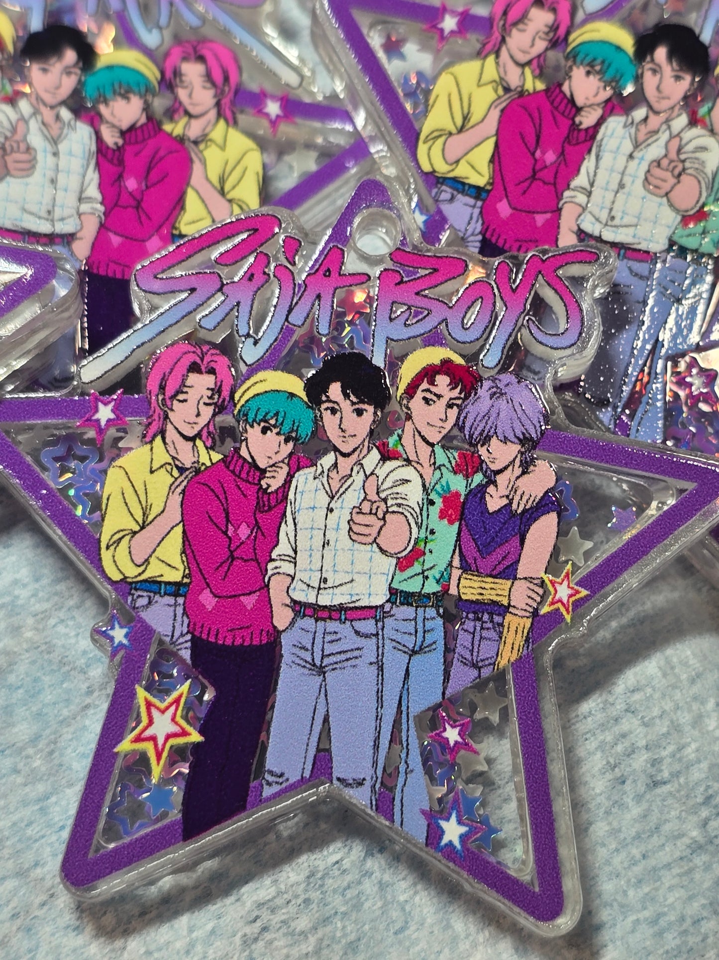 Saja Boys Kpop Demon Hunter- Acrylic shaker Set of 5pcs