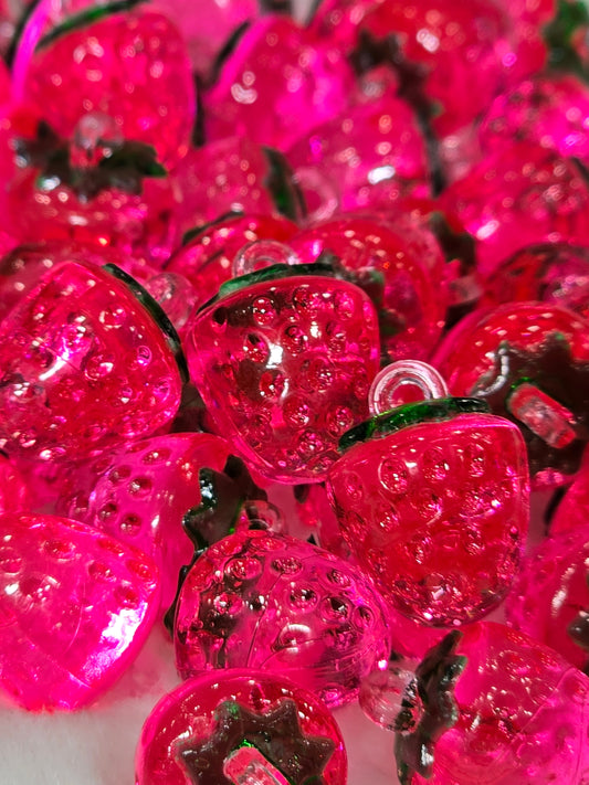 Strawberry - 3D Acrylic Pendant