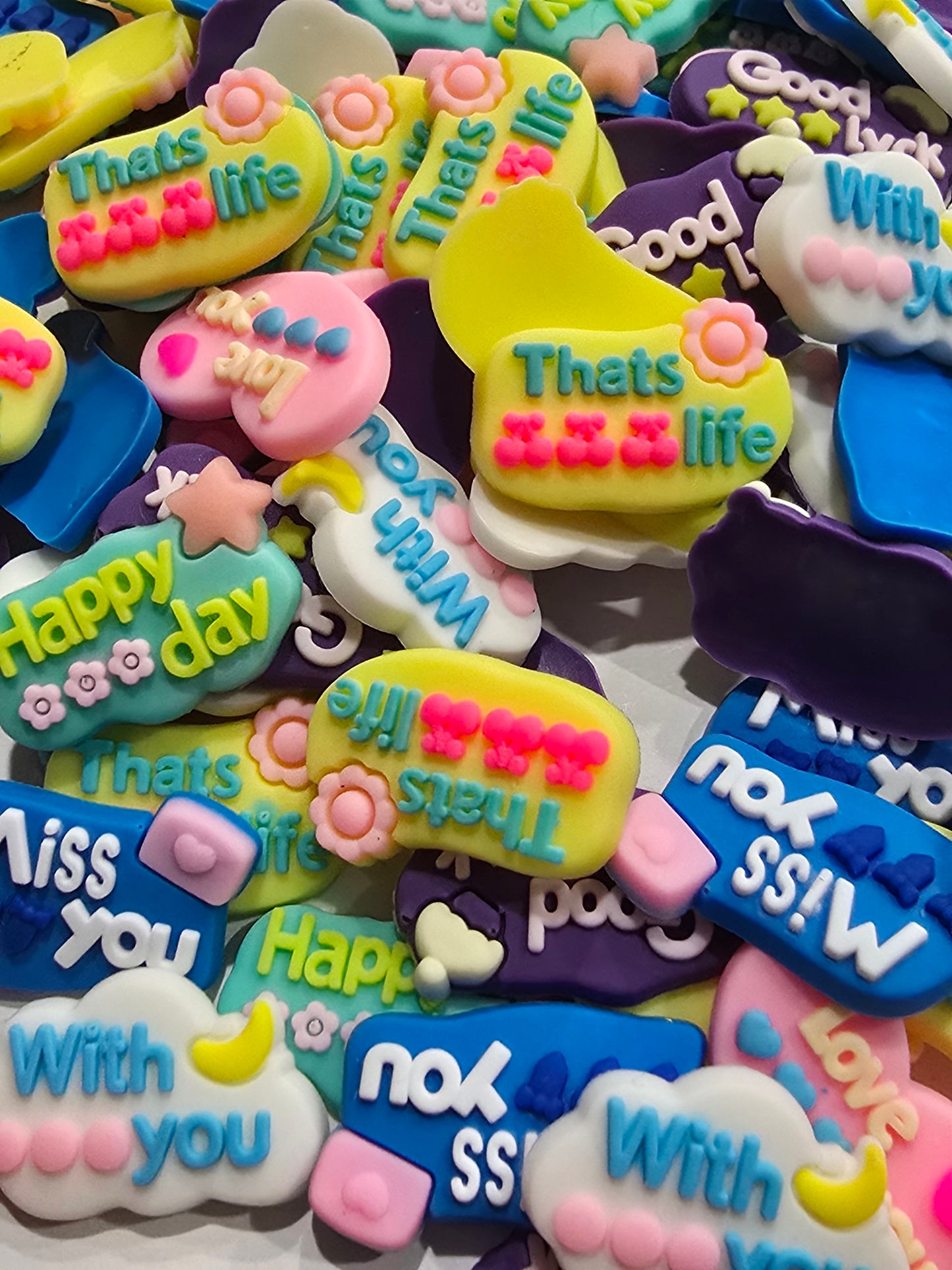 Croc Charms- Words $7/10pcs