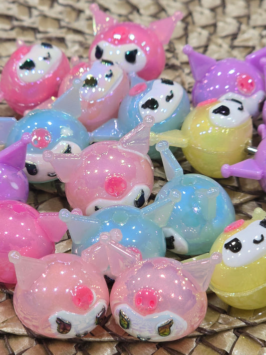3D Kuromi Silicon beads 5pcs/set
