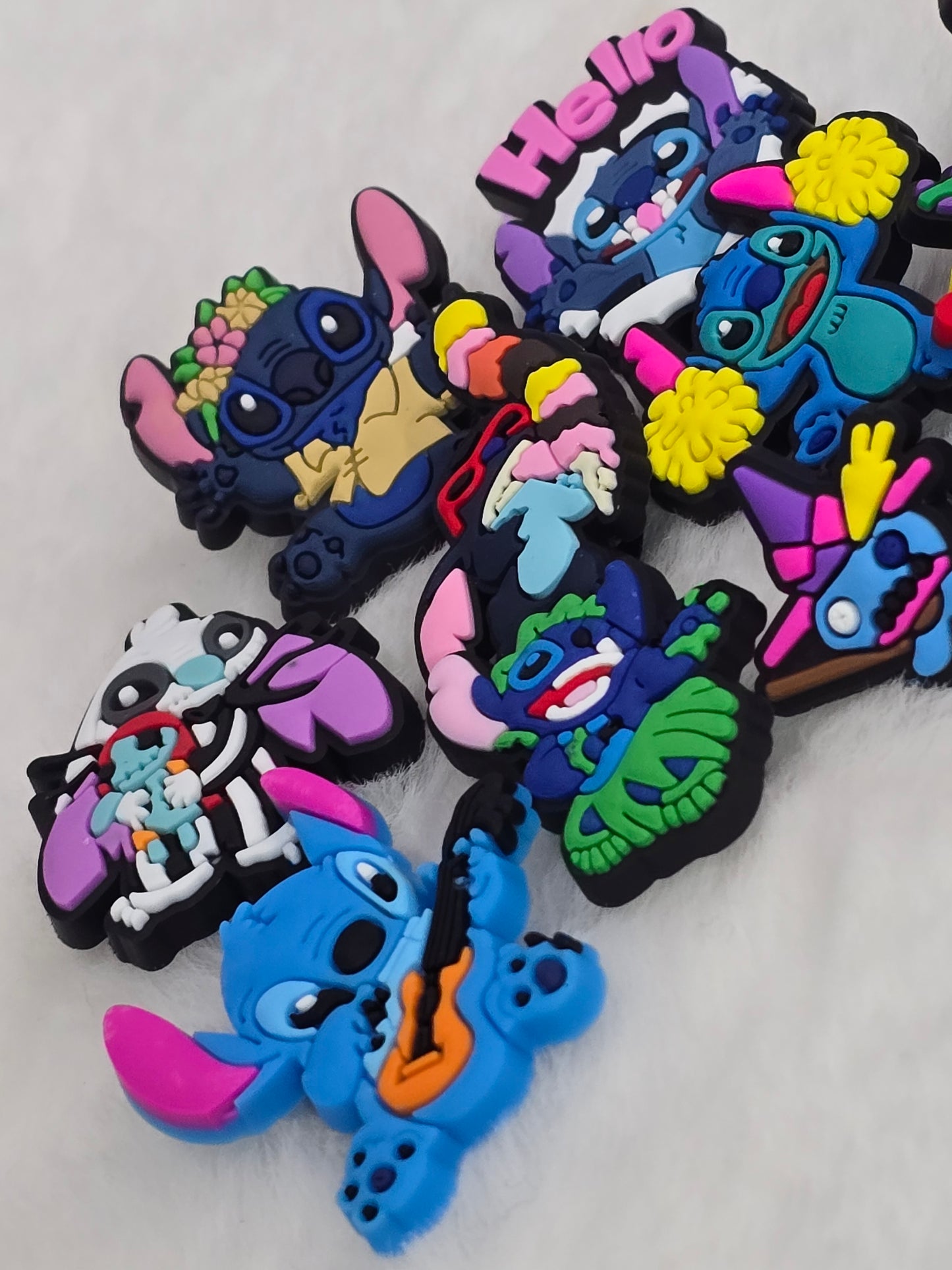 Croc Charms bundle-Blue Stitch mix- $7/10pcs