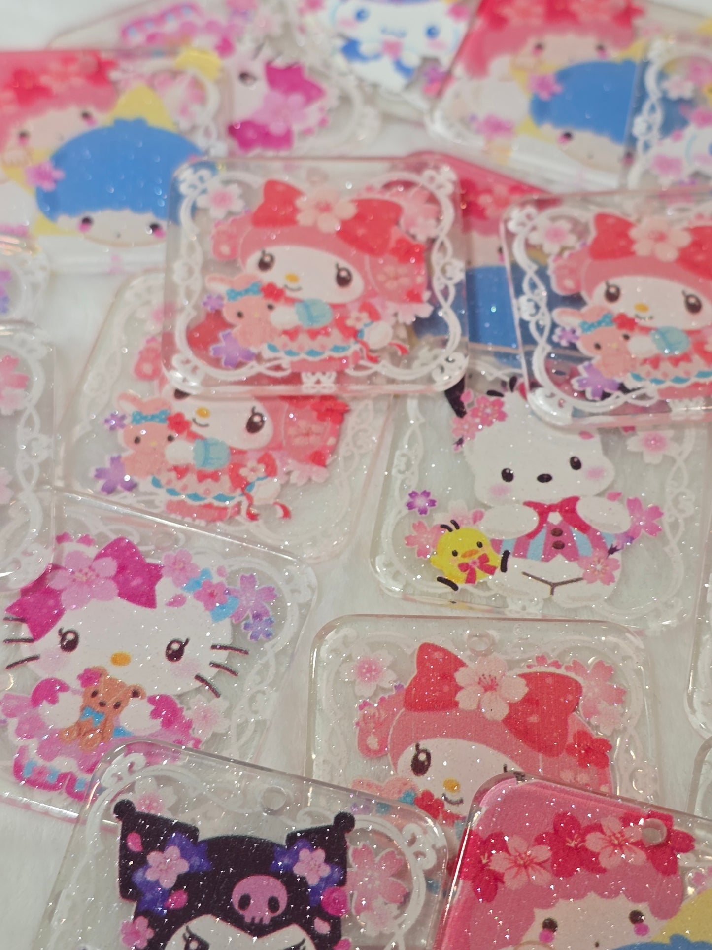 Laser Acrylics- Square SanriO Style 003